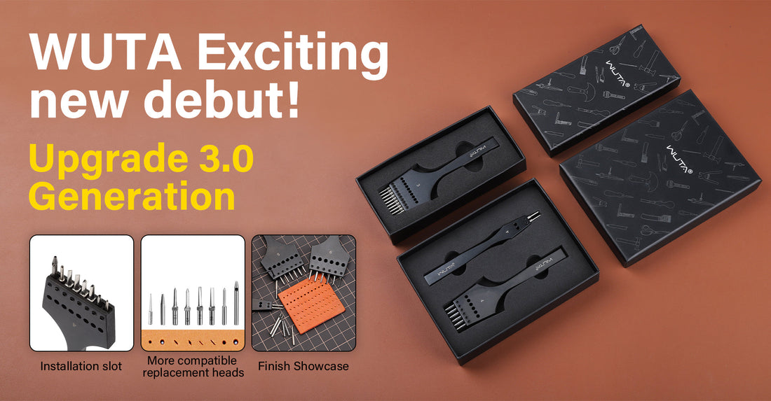 Exploring the Evolution of the Multi-Functional Interchangeable Head Leather Tools-1st to 3rd Generation