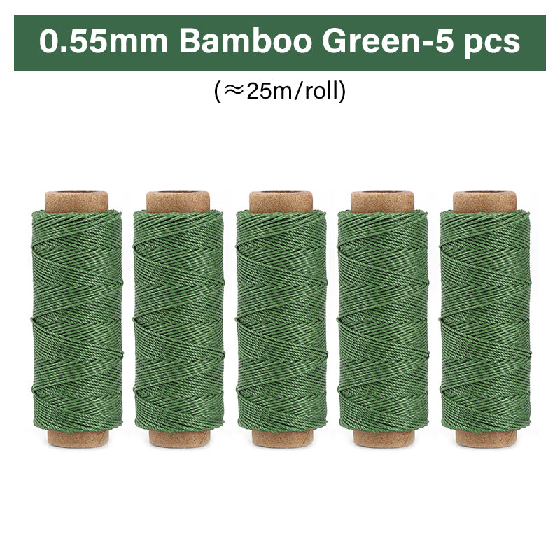 0.35mm/0.45mm/0.55mm/0.65mm Polyester Hand Sewing Round Waxed Thread | WUTA