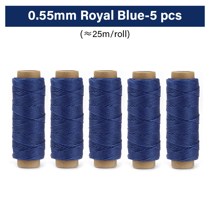 0.35mm/0.45mm/0.55mm/0.65mm Polyester Hand Sewing Round Waxed Thread | WUTA