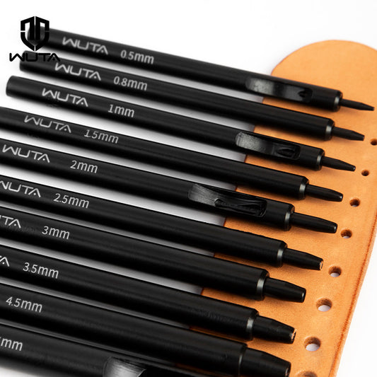 WUTA Electrophoretic Coating Round Hole Punch Leather Hollow Punch