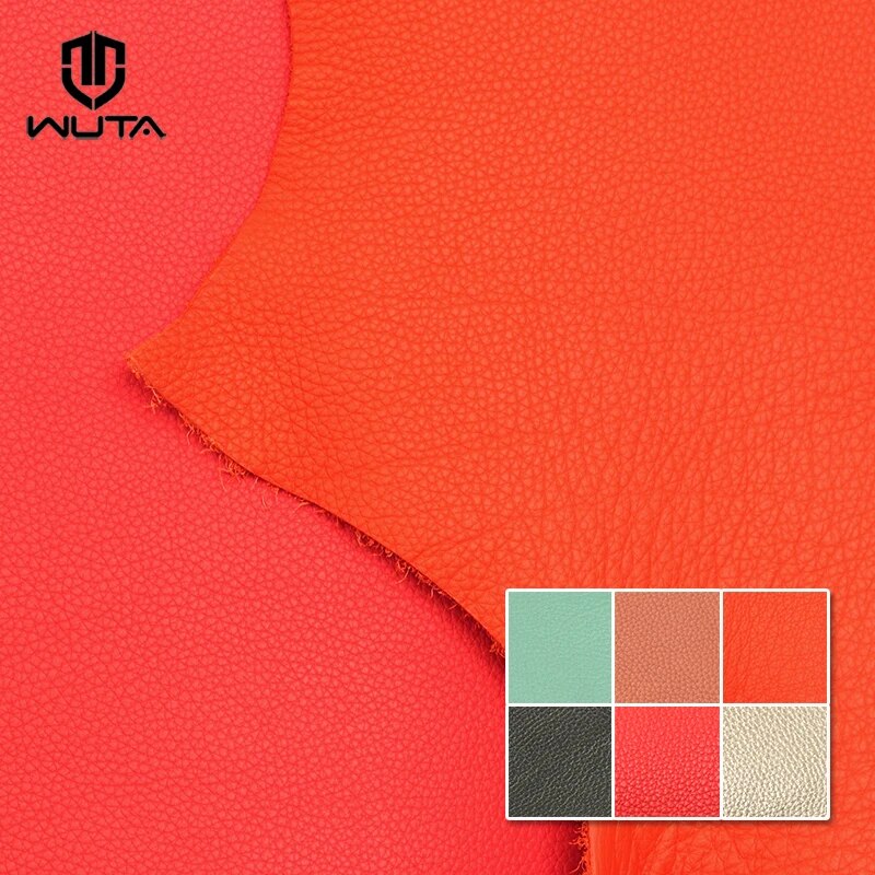 1 Square Feet Irregular Spain Imported Clemence Cowhide Leather Pre-cut Leather | WUTA