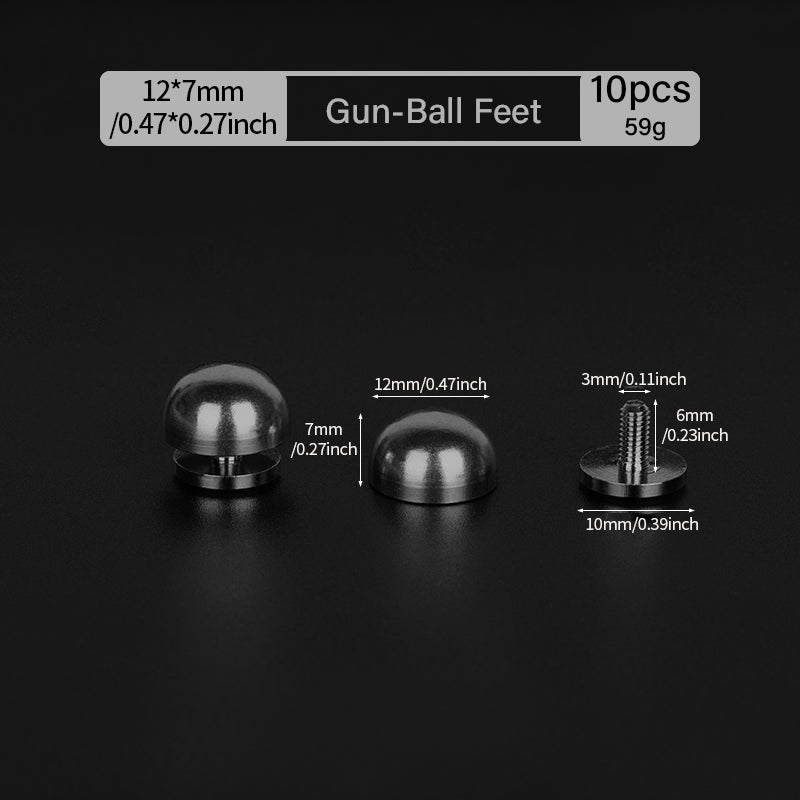 Solid Brass Leather Rivets Spike Studs Handbag Bottom Protecting Feet Nail Bucket Mushroom Screw Back Flat Rivet | WUTA