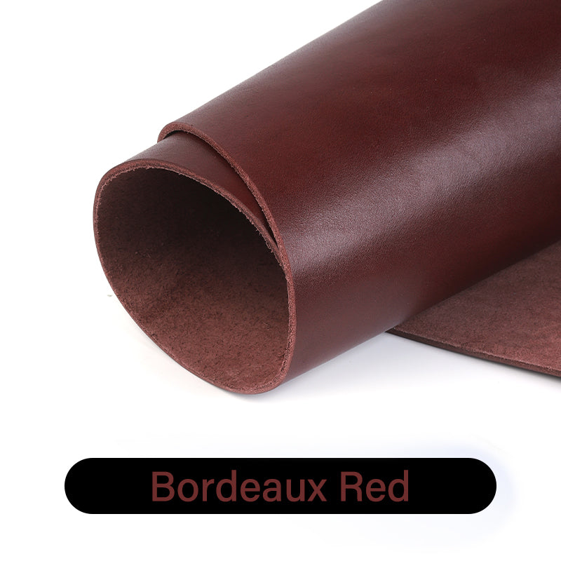 3/5 Sq ft Irregular Bull Vegetable Tanned Leather | WUTA