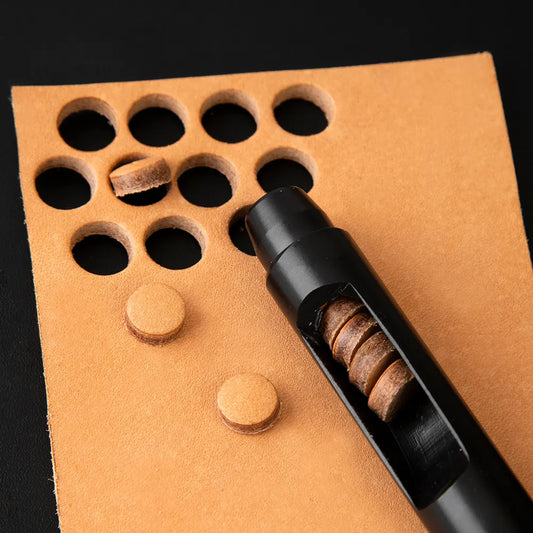 WUTA Electrophoretic Coating Round Hole Punch Leather Hollow Punch