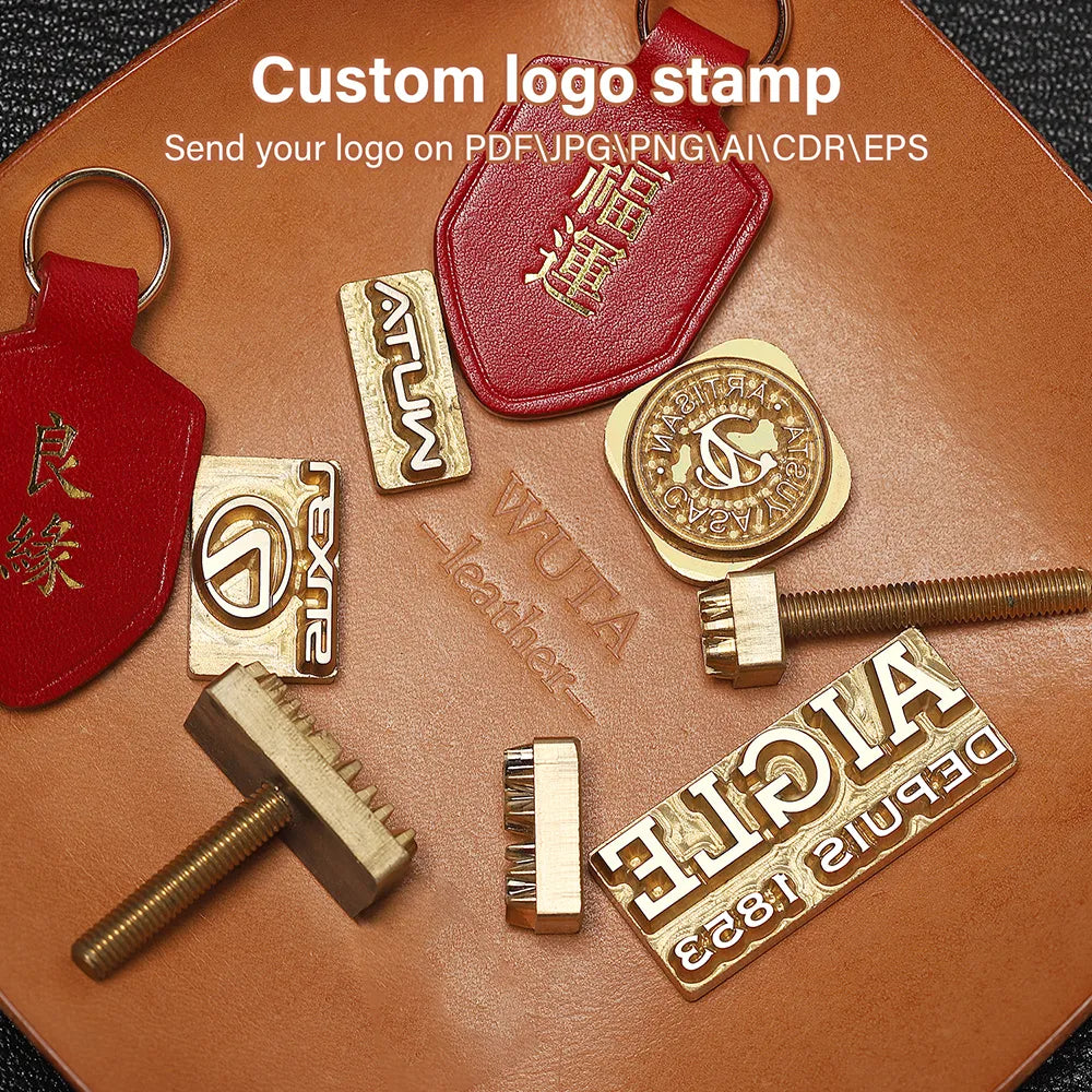 Customized Leather Brass Stamp Custom Logo Copper Mold | WUTA