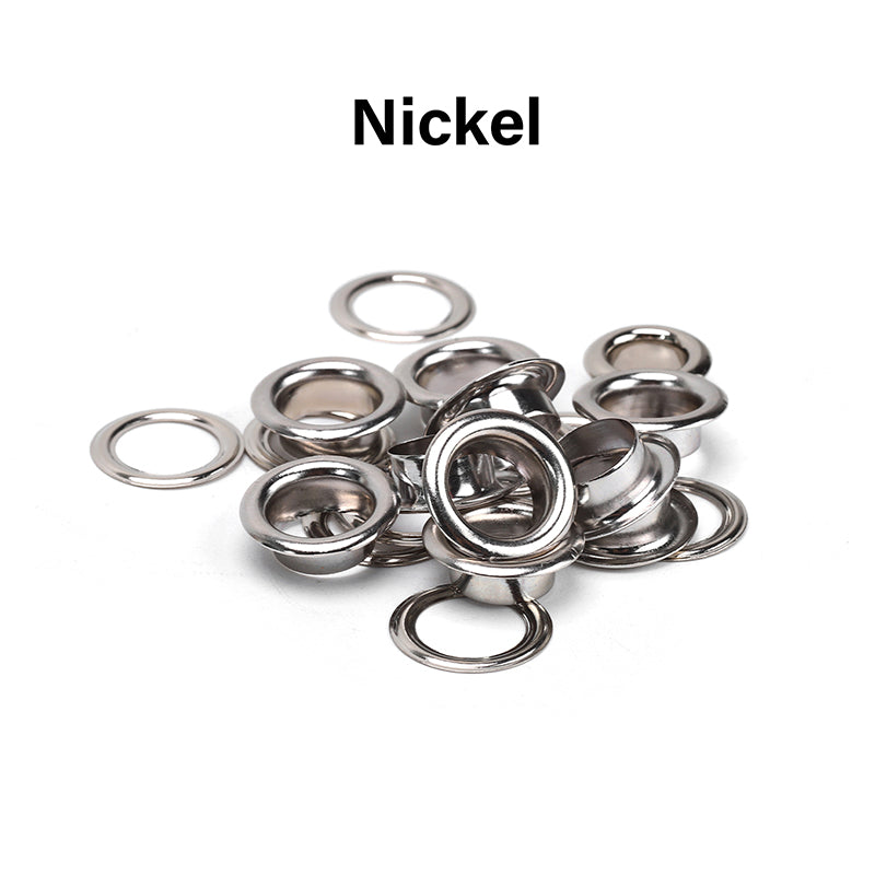 100sets Brass Eyelets with Washer Ring for Leathercraft | WUTA