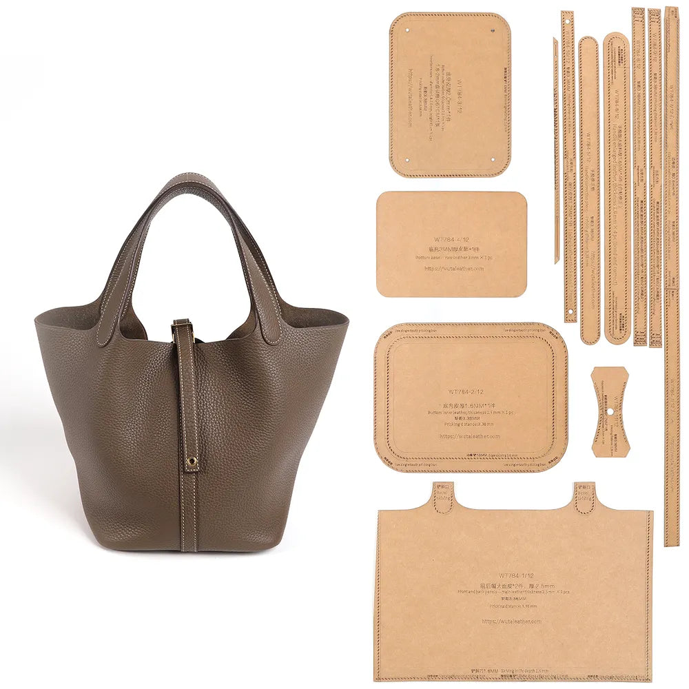WT784 Bag Pattern Template for PICOTIN 18 PATTERN | WUTA