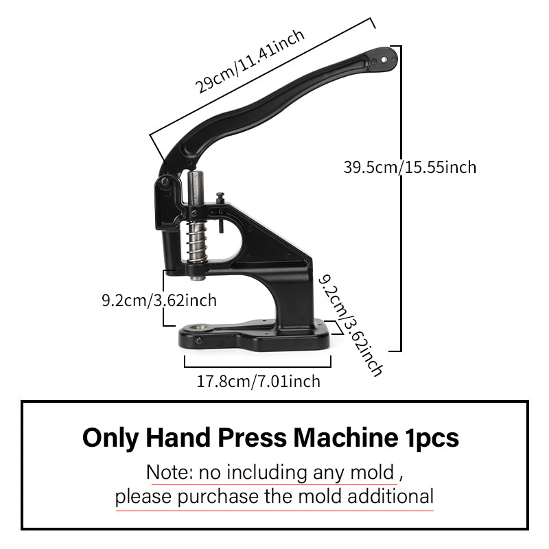 Manual Button Installation Tool Eyelet Hand Pressing Machine | WUTA