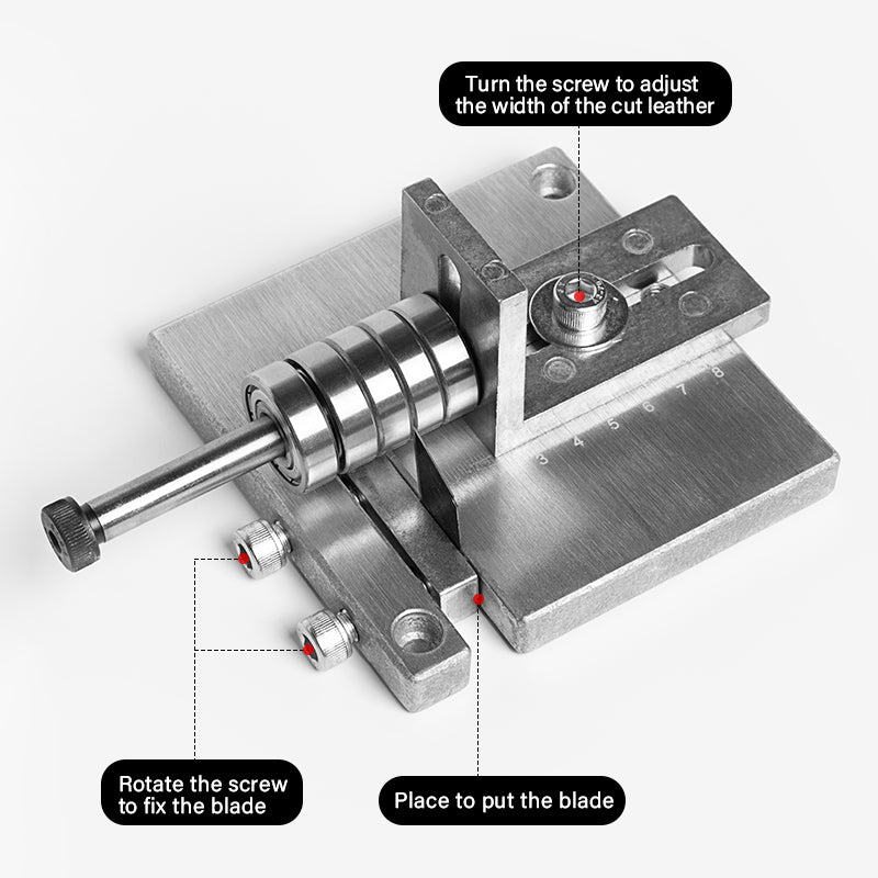 60MM Leather Strip Cutting Machine Leather Strap Cutter | WUTA