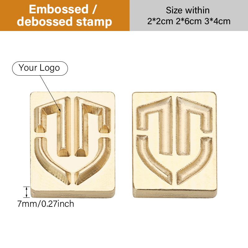 Customized Leather Brass Stamp Custom Logo Copper Mold | WUTA