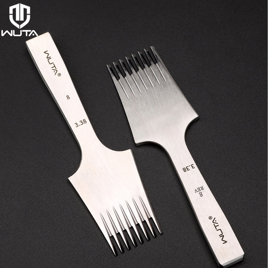 Leather Chisel French Style Pricking Iron Die-steel Leather Punching Tool |WUTA