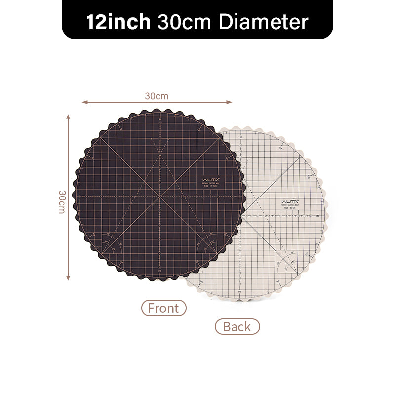 WUTA Round Rotating Cutting Mat Leather Tools