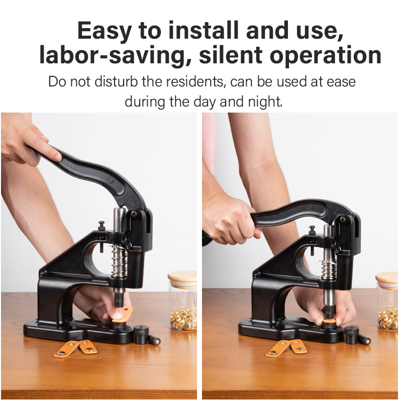 Manual Button Installation Tool Eyelet Hand Pressing Machine | WUTA