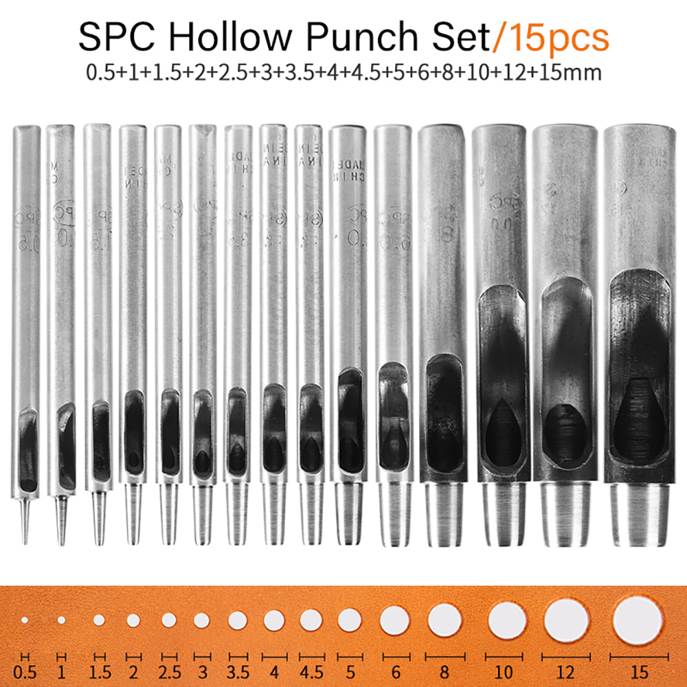 SPC Round Hole Punch Alloy Tool Steel 0.5-30mm | WUTA