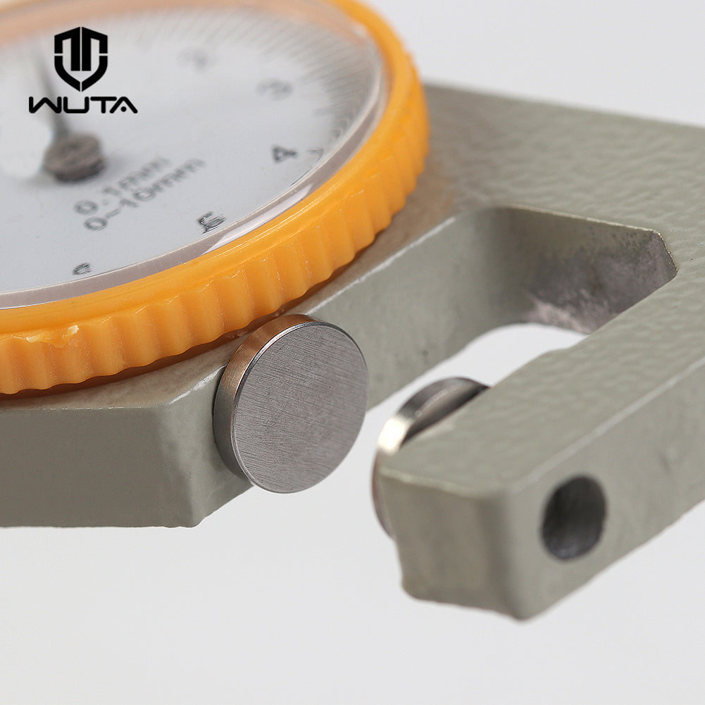 0-10mm/0.1mm Dial Leather Thickness Gauge Measuring Tools | WUTA