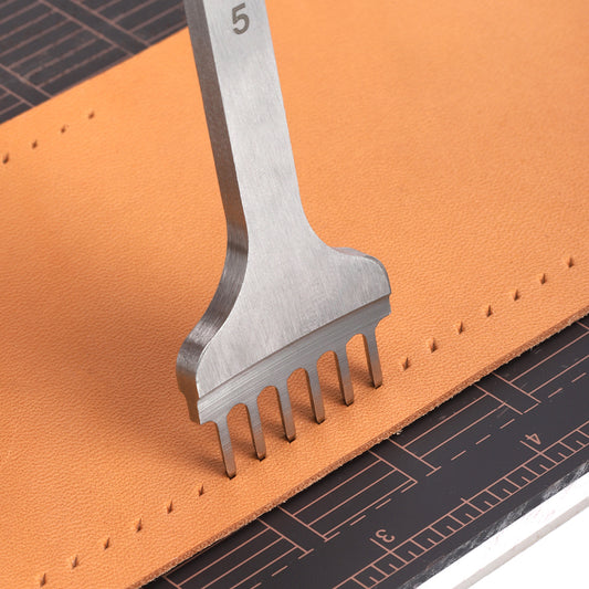 Leather Chisel Tool Diamond Thorn Iron Hole Punch High Polished | WUTA