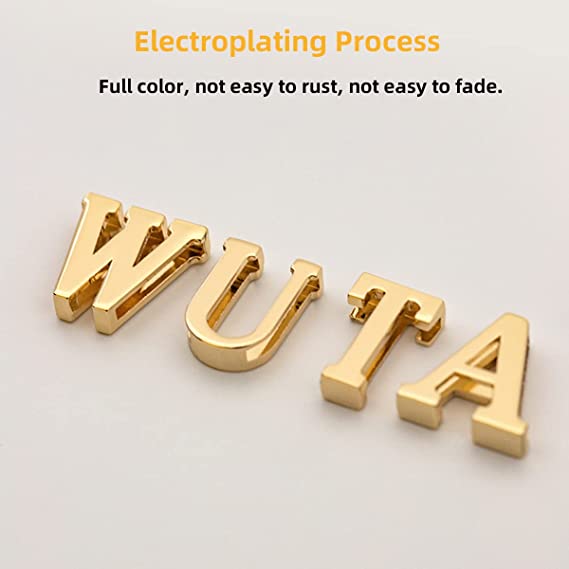 Bag Hardware Accessories 26 Letters Decorative Buckles Botton for Handbag Belt | WUTA