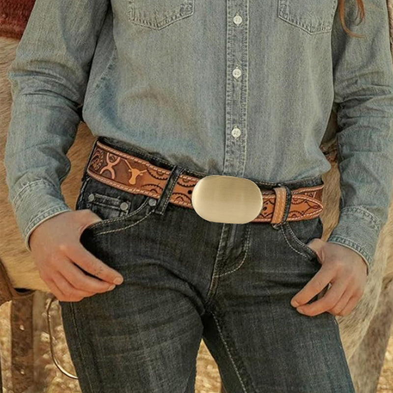 Solid Brass Belt Buckle Pure Copper | WUTA