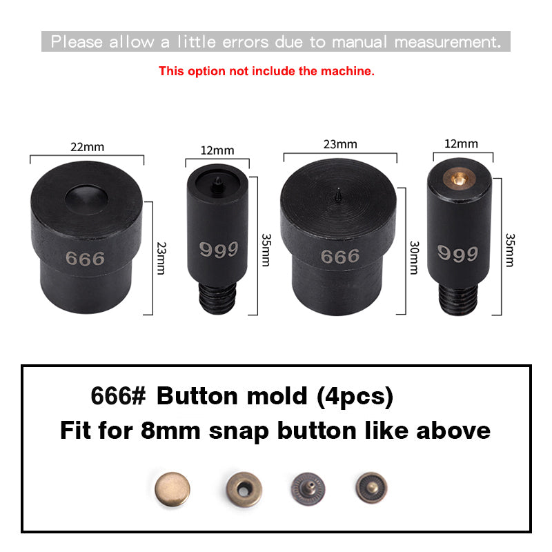 Manual Button Installation Tool Eyelet Hand Pressing Machine | WUTA