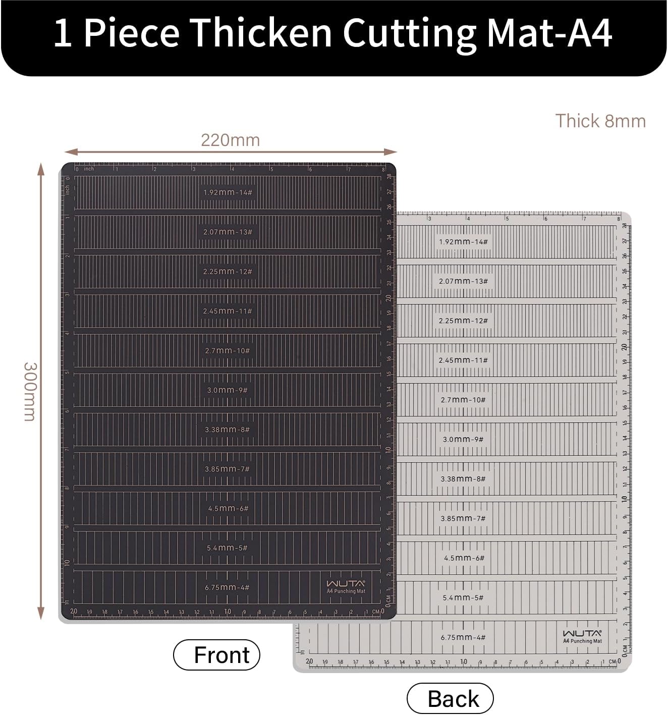 8mm Thicken Cutting Mat Leather Craft Tools | WUTA