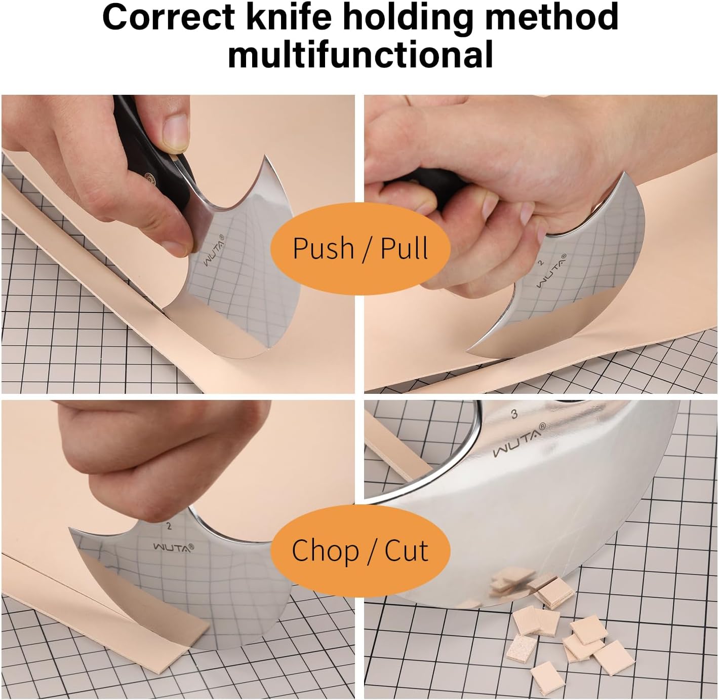 Leather Round Head Knife Ultra Sharp Leather Tools | WUTA