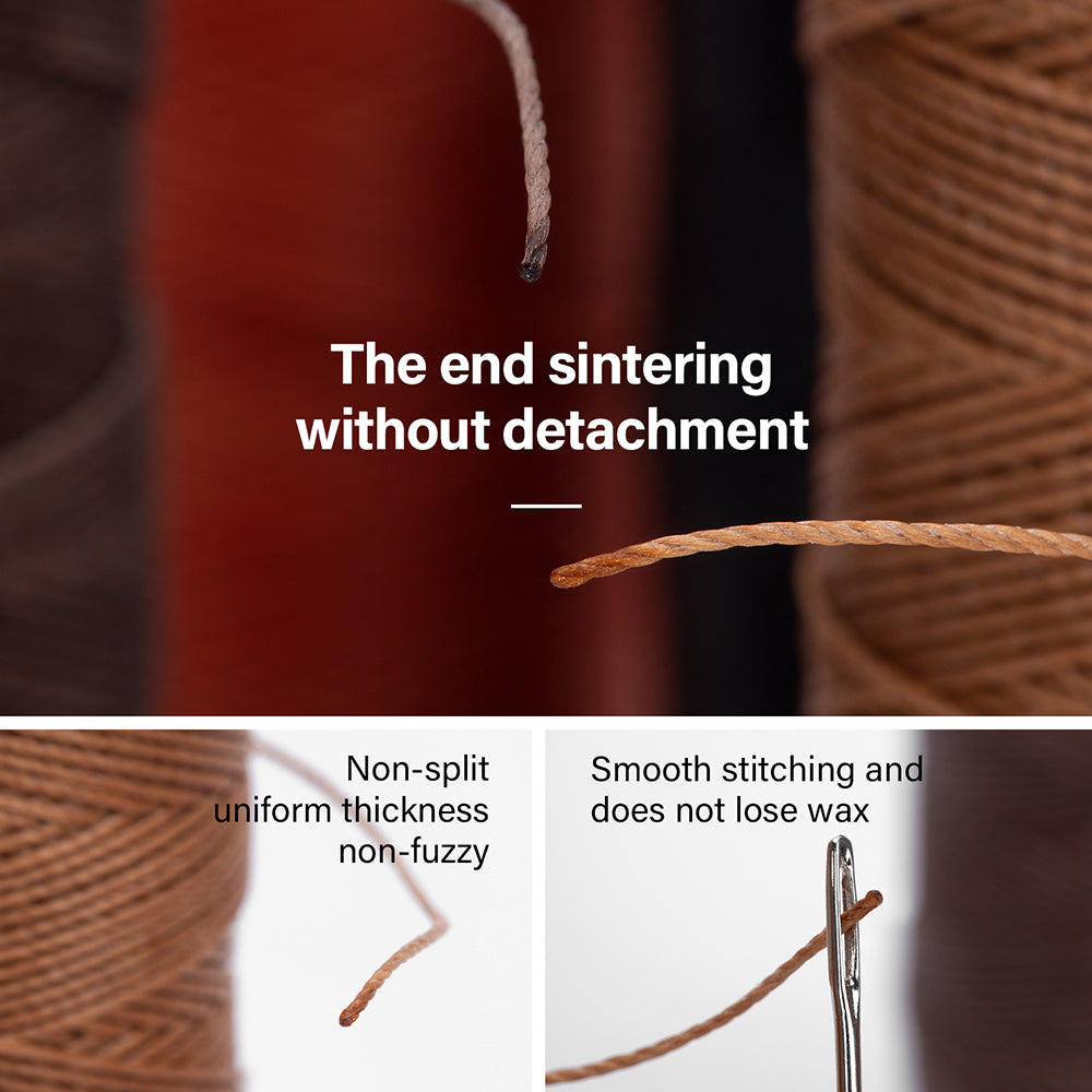 0.35mm/0.45mm/0.55mm/0.65mm Polyester Hand Sewing Round Waxed Thread | WUTA