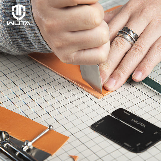 WUTA Leather Thinning Knife Skiving Tools Professional Design DIY Craft Cutting Sharp Leathercraft Cutting