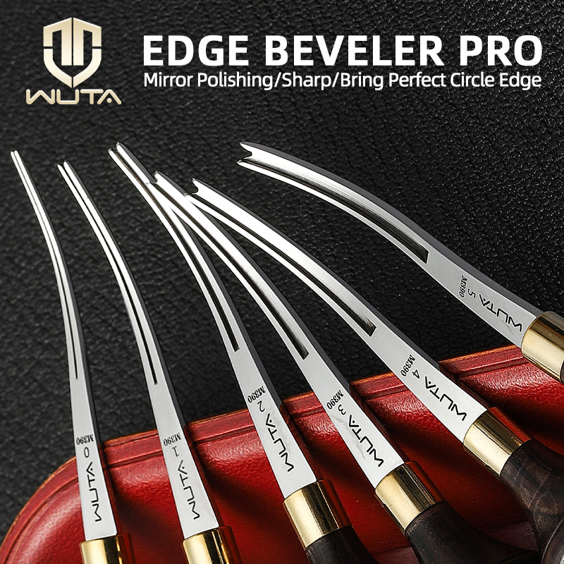 Leather Edge Beveler PRO M390 Die Steel| WUTA