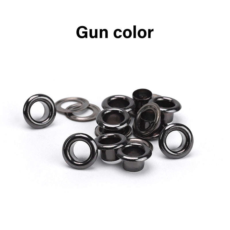 100sets Brass Eyelets with Washer Ring for Leathercraft | WUTA
