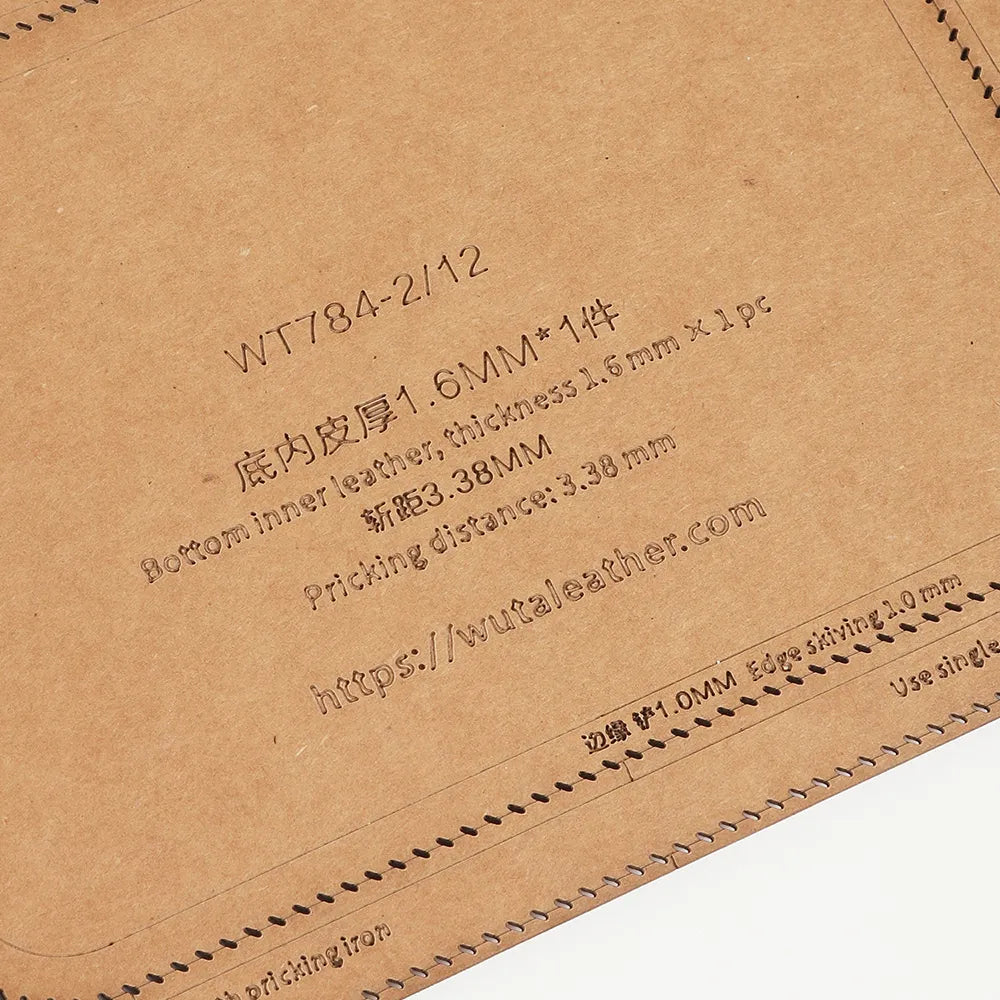 WT784 Bag Pattern Template for PICOTIN 18 PATTERN | WUTA