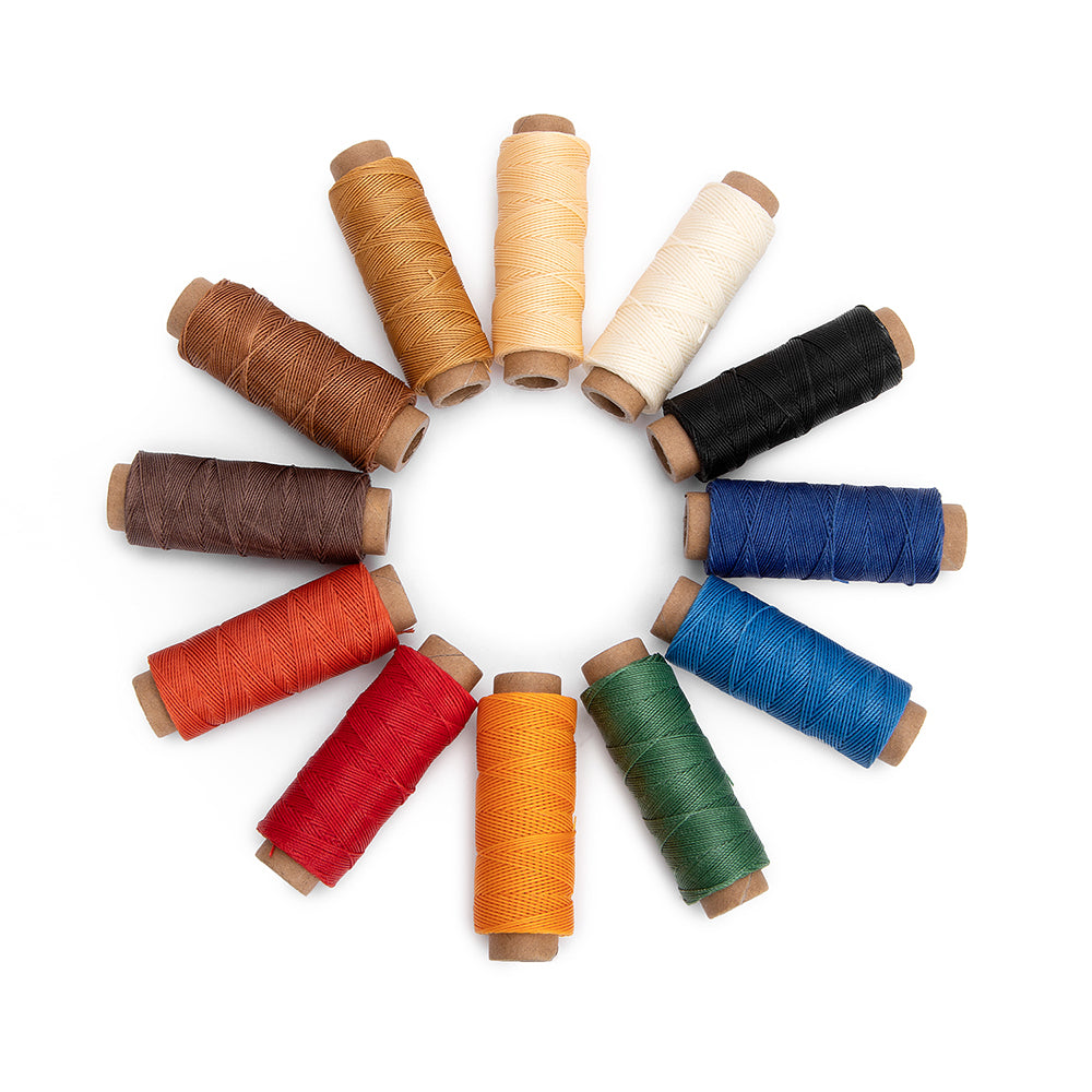 0.35mm/0.45mm/0.55mm/0.65mm Polyester Hand Sewing Round Waxed Thread | WUTA