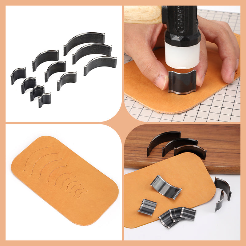 10Pcs Sharp Leather Strap Cutting Mold | WUTA