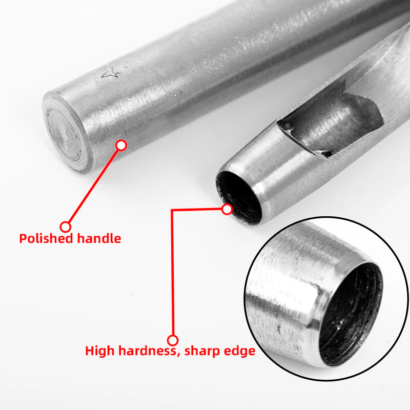 WUTA Basic 23-40mm Leather Round Hole Hollow Punch Tool