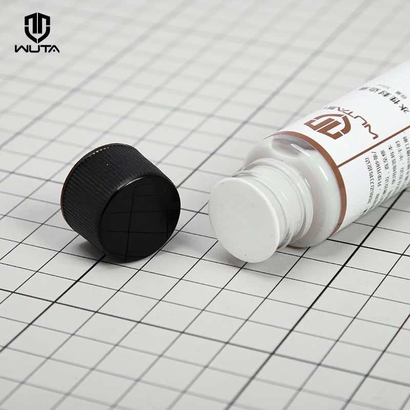 WUTA 1x30ml Leather Surface Treatment Agent Tan-Kote Leather Dye Protective Wax Finish Carnauba Creme White Foggy Waxed Coating