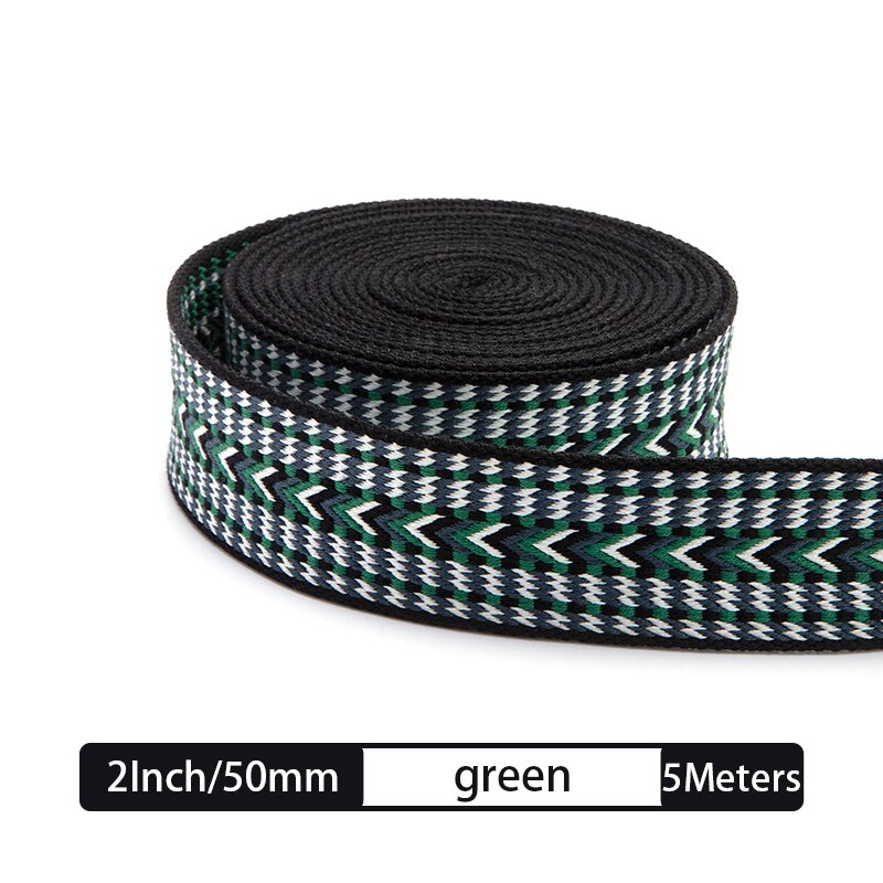 Webbing Strap Canvas Webbing Thick Cotton DIY Craft Belt Strap Accessories 5 Meter 25/50mm | WUTA