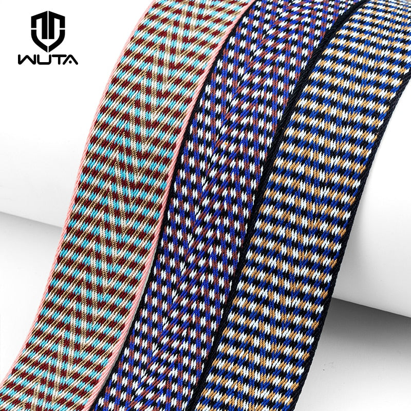 5 Meter Cotton Webbing Strap Mosaic Webbing | WUTA