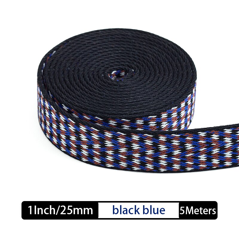 5 Meter Cotton Webbing Strap Mosaic Webbing | WUTA