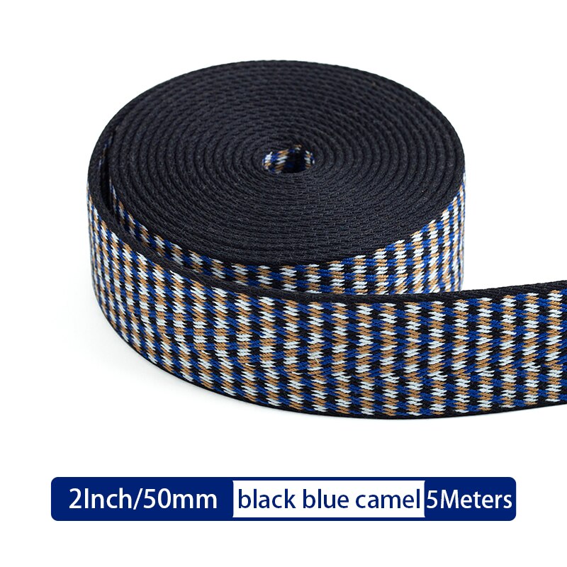 5 Meter Cotton Webbing Strap Mosaic Webbing | WUTA