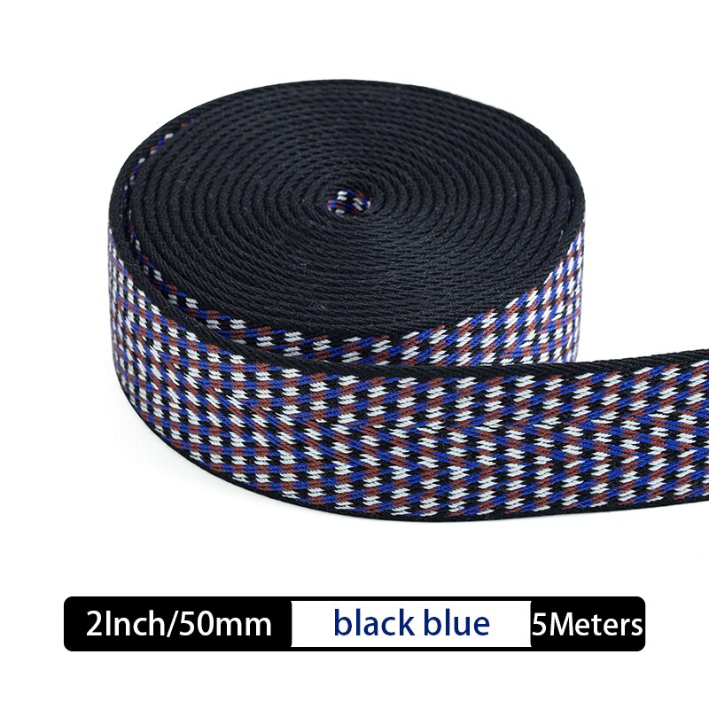 5 Meter Cotton Webbing Strap Mosaic Webbing | WUTA