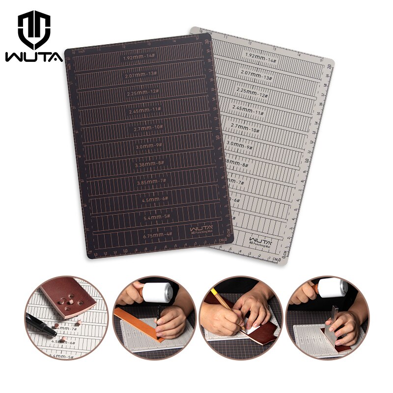 Leather Punching Mat 8mm Thicken Punch Board for Leathercraft | WUTA