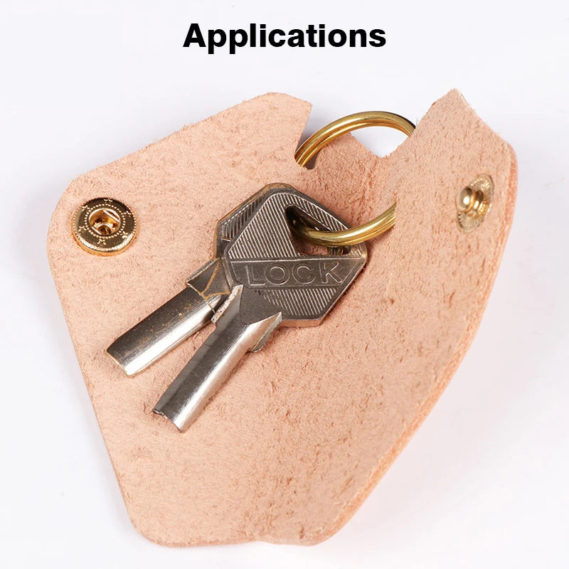 WUTA 10/20PCS Solid Brass Split Key Rings-Round Key Ring for Keychains