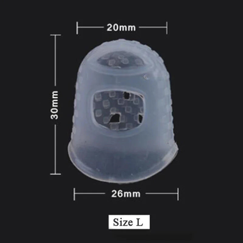 10/30pcs Silica Gel Finger Cots for Nail Protection & Guitar Thumb Picks|WUTA