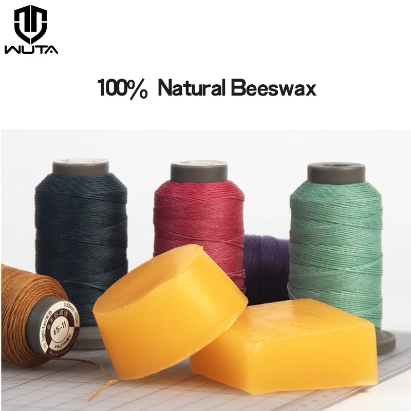 100% Natural Beeswax Pure Wax Smooth Thread Waxing Line Leather Craft |WUTA
