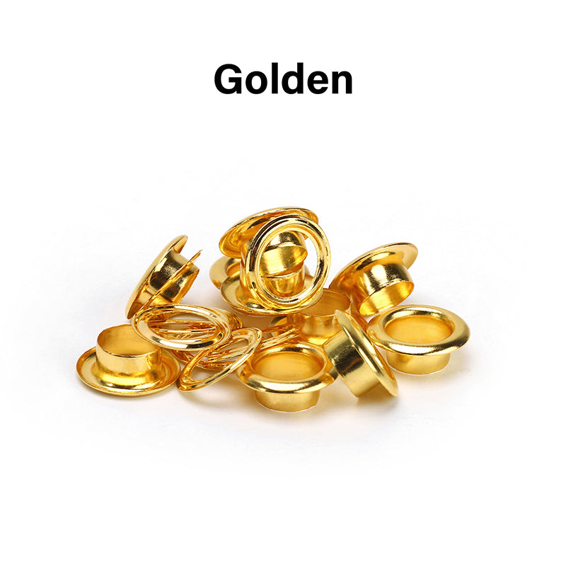 100sets Brass Eyelets with Washer Ring for Leathercraft | WUTA