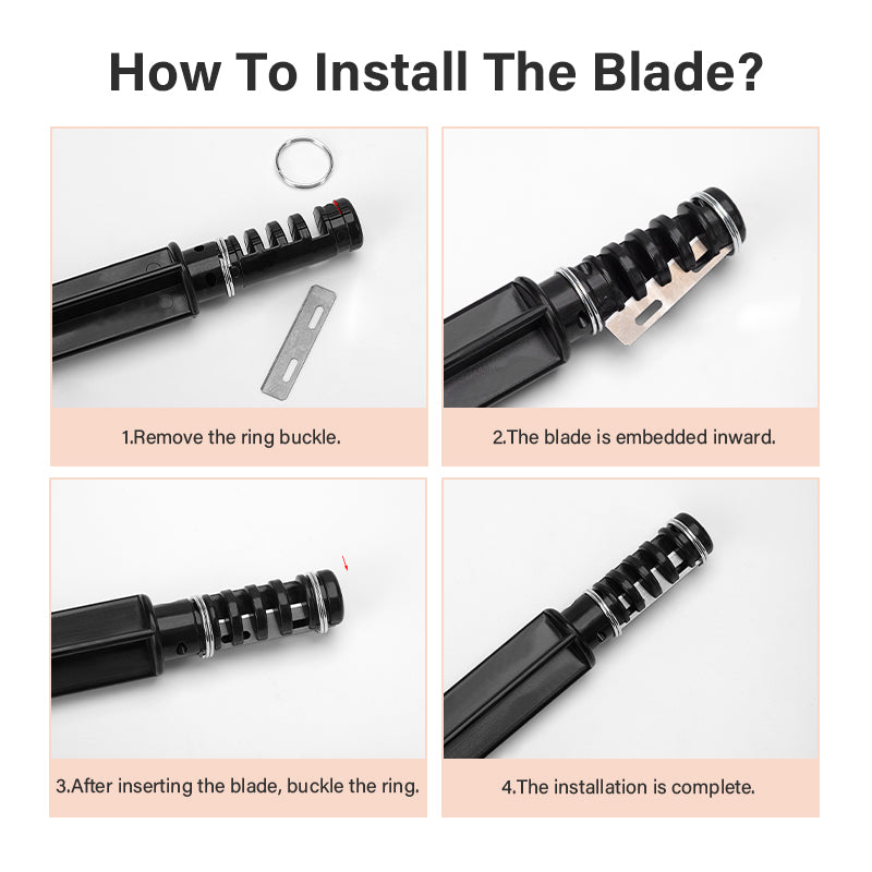 Leather Strap Cutter Cord Knife Lace Maker Tool Strip Rope Hand Cutting Wire with 3 Blades | WUTA