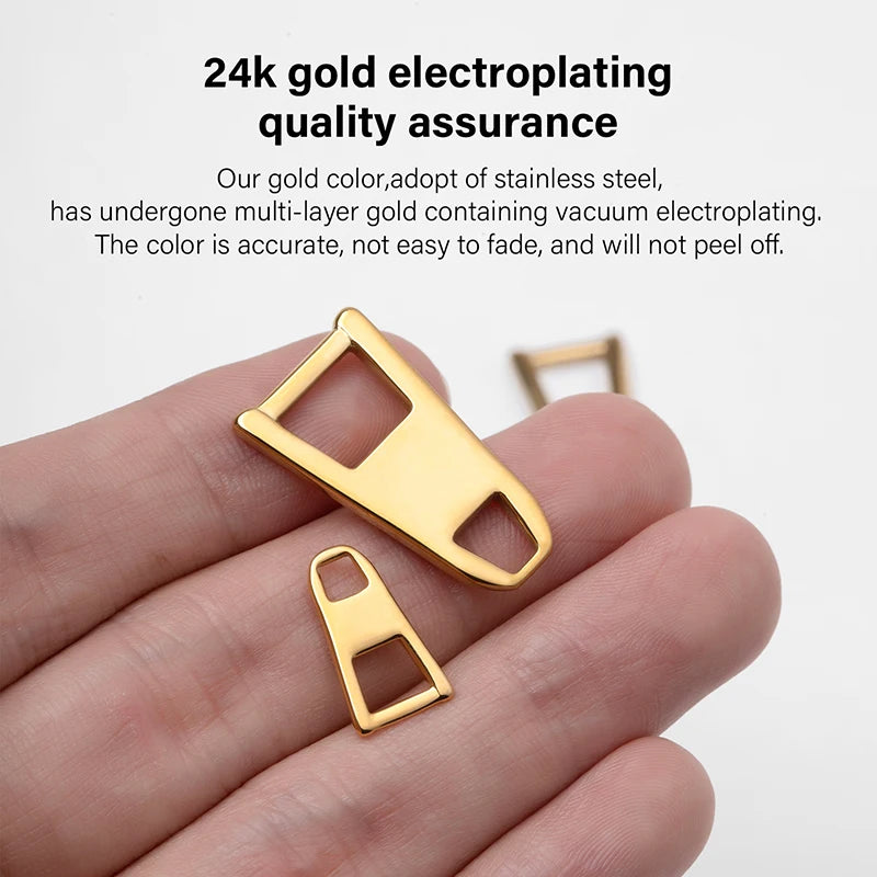 Stainless Steel Trapezoidal Zipper Puller Replacement Zipper Slider Easy Zipper | WUTA