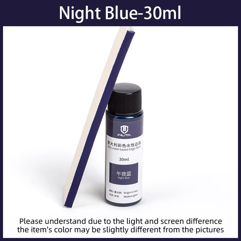 WUTA 30ml Professional Leather Edge Paint Oil Dye Edge Dressing Color Coats Leather Finish Supplies DIY Craft Leather Shoe Edges