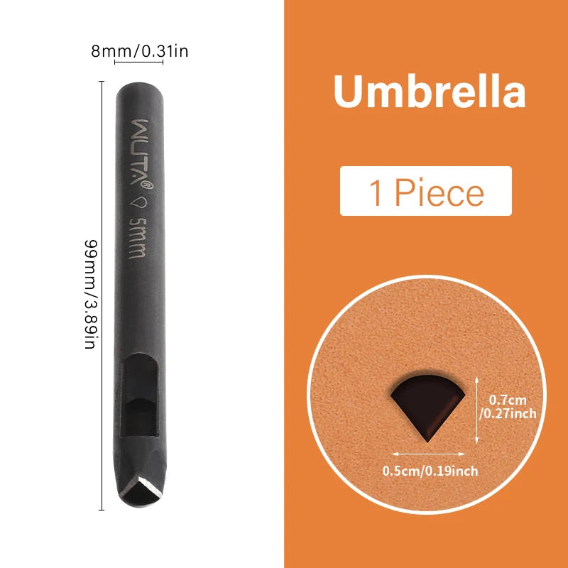 5mm Flower Leather Belt Hole Puncher DIY Craft for Leather| WUTA