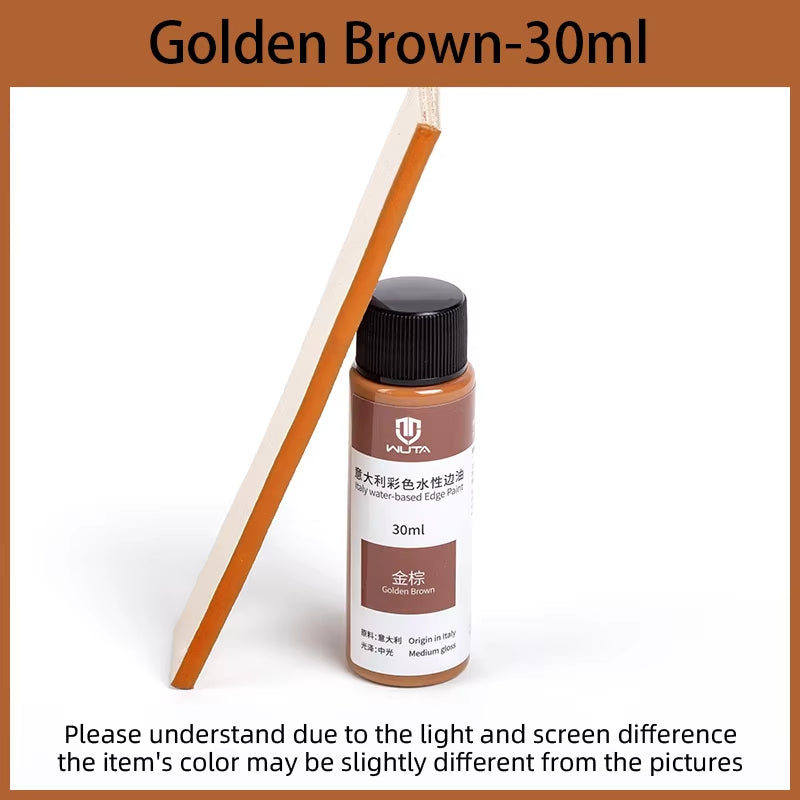 WUTA 30ml Professional Leather Edge Paint Oil Dye Edge Dressing Color Coats Leather Finish Supplies DIY Craft Leather Shoe Edges