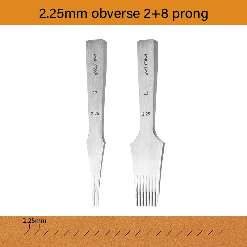 Leather Chisel Punch French Style Pricking Iron Punching Tool 1.92-6.75mm|WUTA